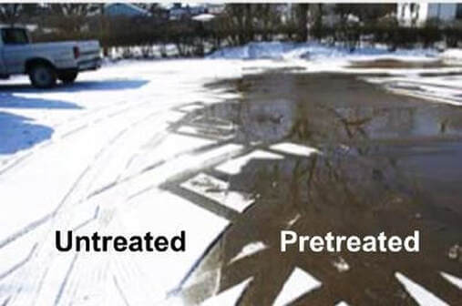 Salt Brine Effects - Untreated Road vs Treated Roads