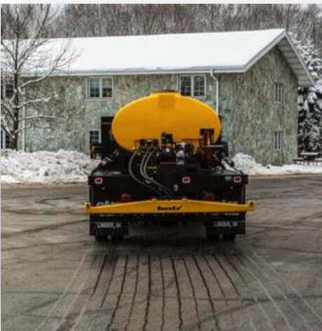 Salt Brine Truck Rear View