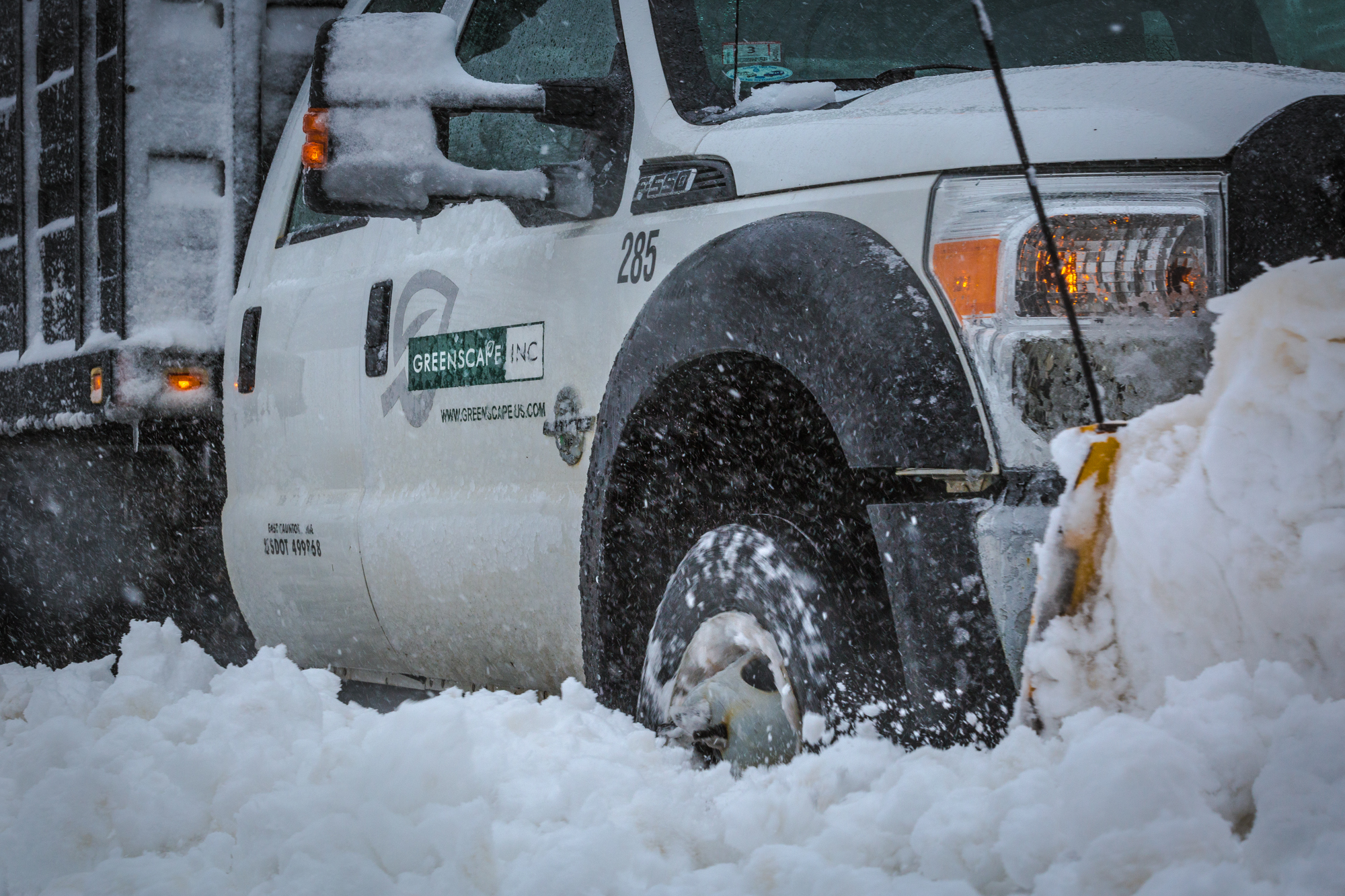 Greenscape Inc Snow Plow Truck