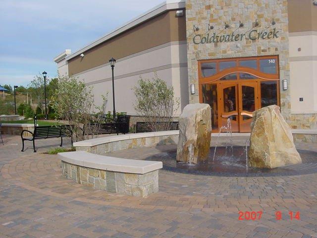 Coldwater Creek Hardscape and Fountain