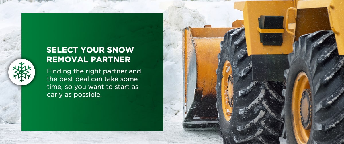 Select Your Snow Removal Partner