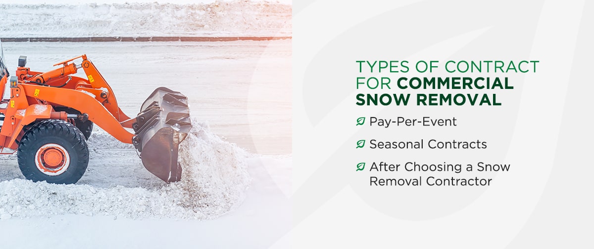 Types of Contract for Commercial Snow Removal